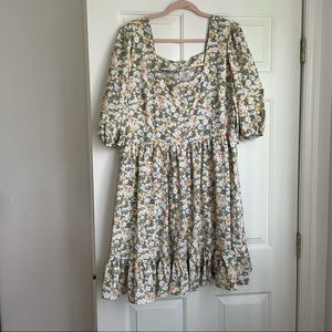 Dolls Kill Floral Babydoll Dress
